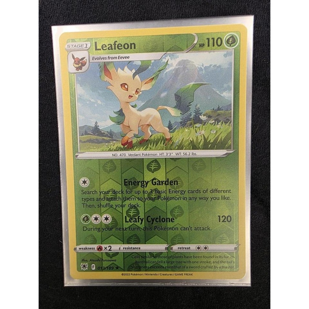 Pokemon TCG Leafeon V 110 HP Stage 1‎ Card 470